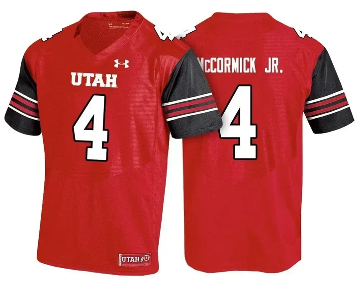 Utah Utes Red Troy McCormick Jr. College Football Jersey , NCAA jerseys