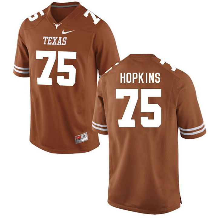 Texas Longhorns Brunt Orange Trey Hopkins Football Jersey