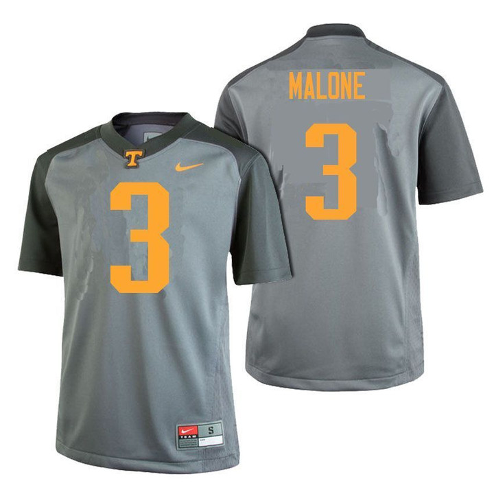 Male Tennessee Volunteers Gray Josh Malone College Football Limited Gray Edition Jersey