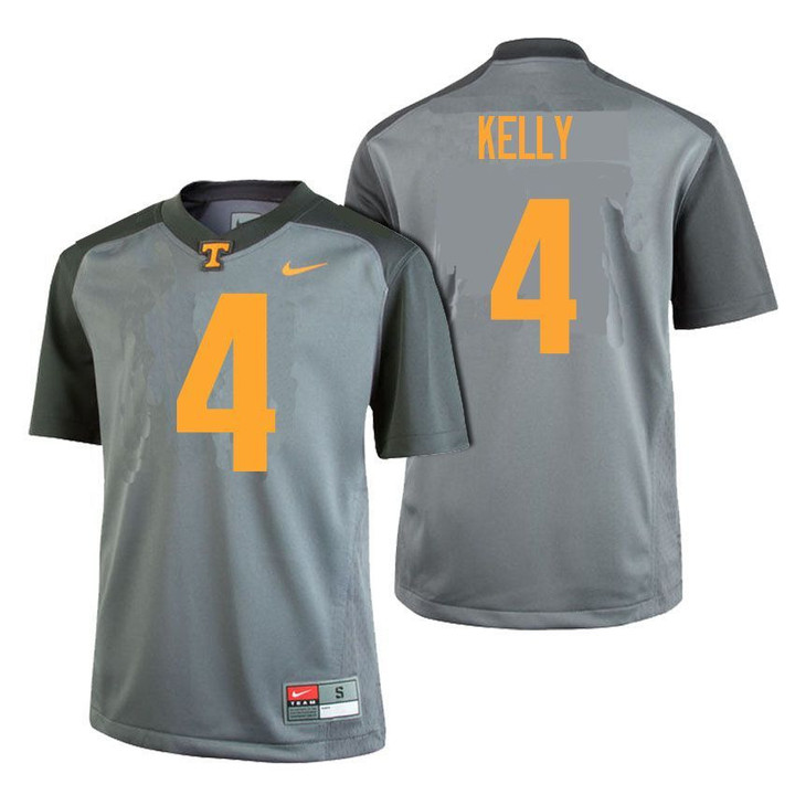 Male Tennessee Volunteers Gray John Kelly College Football Limited Gray Edition Jersey