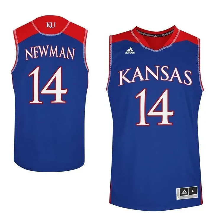Male Kansas Jayhawks Royal Malik Newman College Basketball Jersey , NCAA jerseys