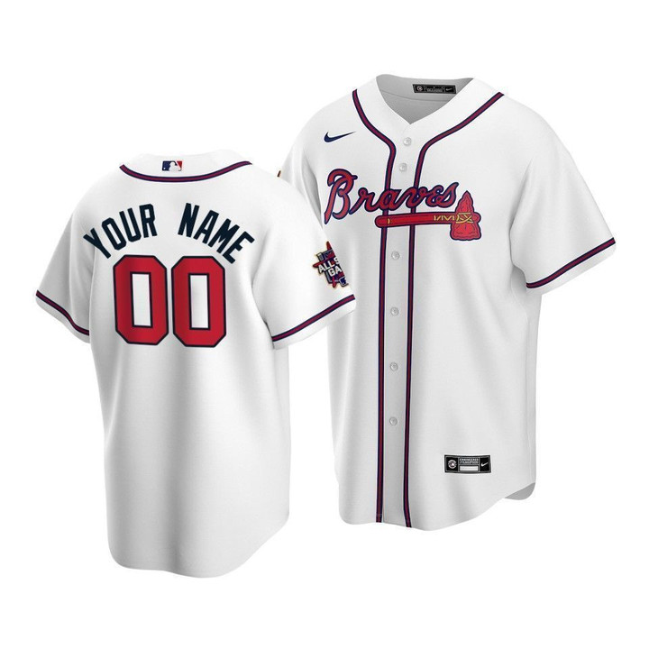 Atlanta Braves Custom #00 2021 MLB All-Star White Jersey