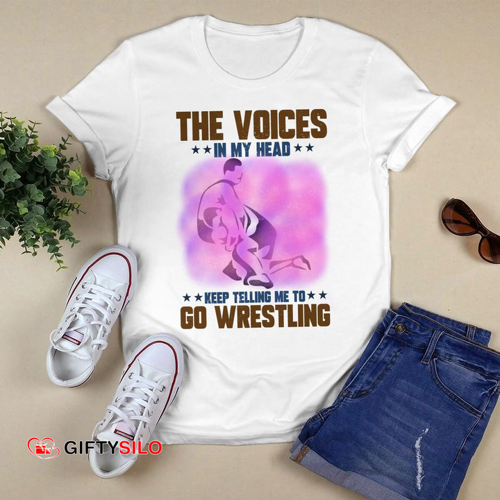 The voices in my head keep telling me to go wrestling Hoodie