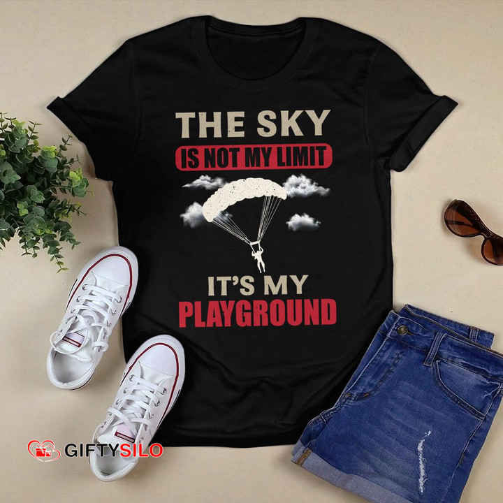 The sky is not my limit it's my playground paragliding Hoodie