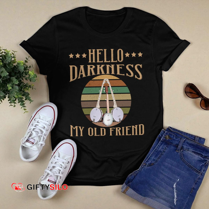 Hello darkness my old friend banjo Hoodie