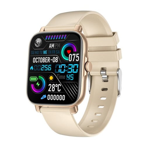 2022 Women Smart Watch Men Heart Rate Fitness Tracker Watches Bluetooth Answer Call IP67 Waterproof