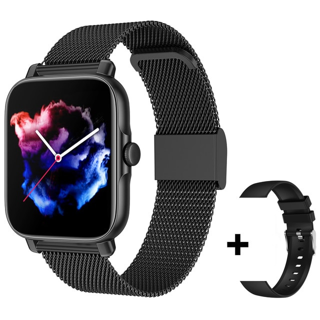 2022 Women Smart Watch Men Heart Rate Fitness Tracker Watches Bluetooth Answer Call IP67 Waterproof