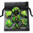 This the discount for you : Moving Eye Dice Set - Green Dragon Eye