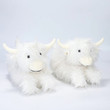 This discount is for you : Highland Cow Slippers, Plush Scottish Cow Slippers