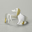 This discount is for you : STERLING SILVER SAUSAGE DOG RING