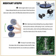 This discount is for you : Floating Solar Fountain Garden Water Fountain Pool Pond Decoration Solar Panel Powered Fountain Water Pump Garden Decoration