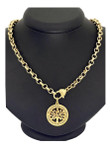This discount is for you : Female Necklace Lover Portuguese Pendant Tree Of Life Plated