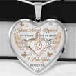 This discount is for you : I Love You Forever Heart Necklace