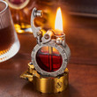 This discount is for you : 🔥Hot Sale-72% OFF🔥💖🎁Vintage Trench Lighter Transparent Kerosene Lighter Antique Steampunk Lighter Cool Unique Lighter for Men (No Fuel) (Golden)