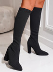 This discount is for you : MOUSSE FIT Women Pointed Toe Sock Boots