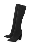 This discount is for you : MOUSSE FIT Women Pointed Toe Sock Boots