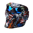 This discount is for you : Skull Mask Motorcycle Face Mask with Goggles Air Soft Plastic Mask Open Face Motorcycle Helmet Moto Casco Cycling Face Shield