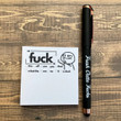 This is a discount for you : 💝2023 CHRISTMAS GIFT - Fresh Outta Fucks Pad and Pen