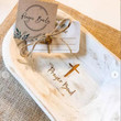 This is a discount for you : Small Mini Prayer Bowl Cross Religious Gifts Farmhouse Rustic Creative Vintage White Cross Soap Dish For Home