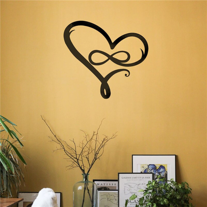 This the discount for you : 💞Infinity heart-Steel wall decor Metal Wall art