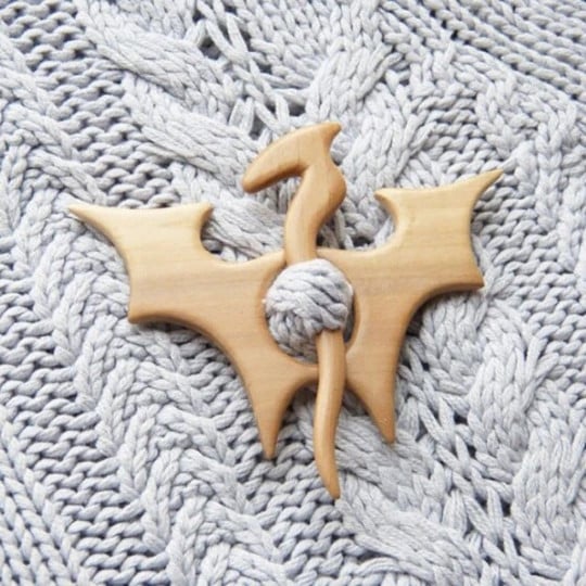 This discount is for you : 🔥Brooch pin with wooden animal pattern