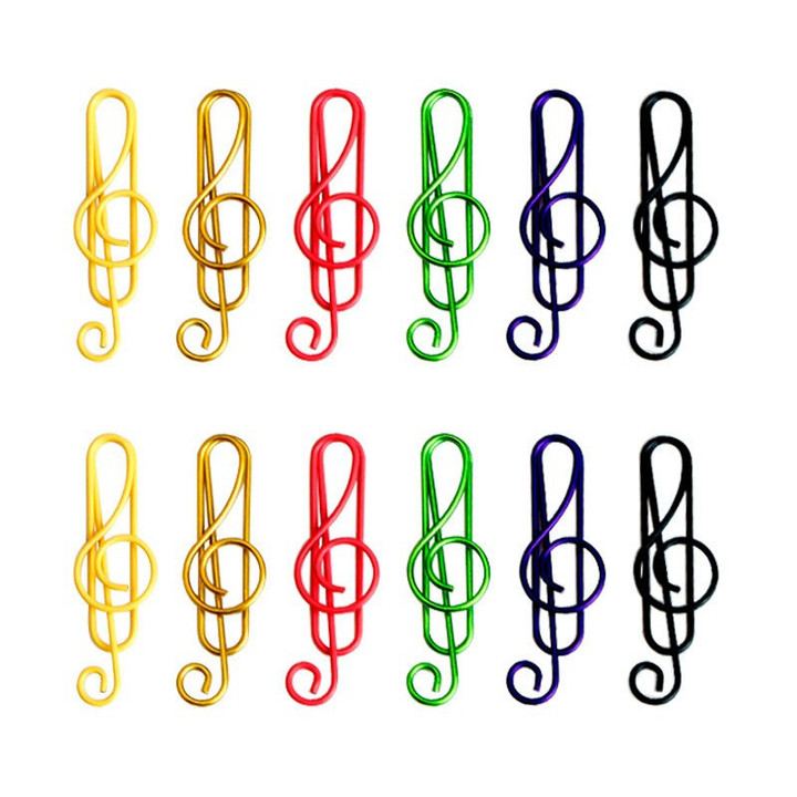 This discount is for you : 🎵Music multicoloured metal paper clips