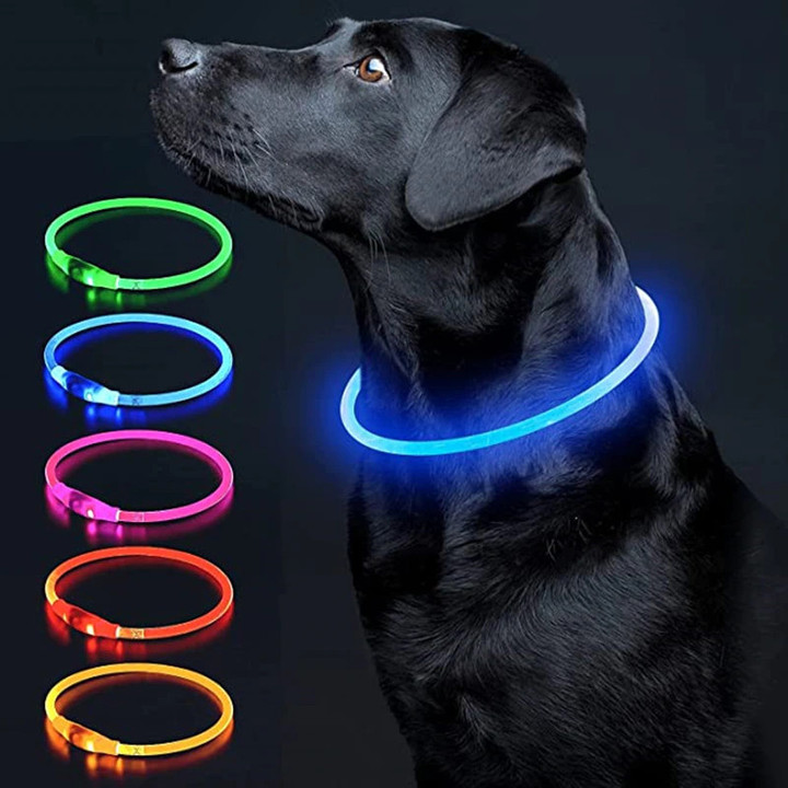 This discount is for you : Glow in the Dark LED Reusable Adjustable Dog Collar