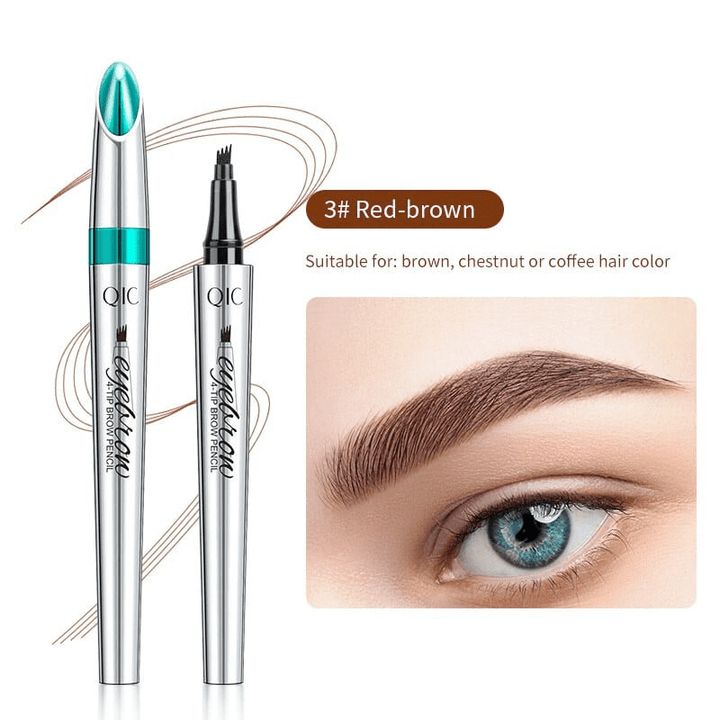 This discount is for you : 🔥3D Waterproof Microblading Eyebrow Pen 4 Fork Tip Tattoo Pencil