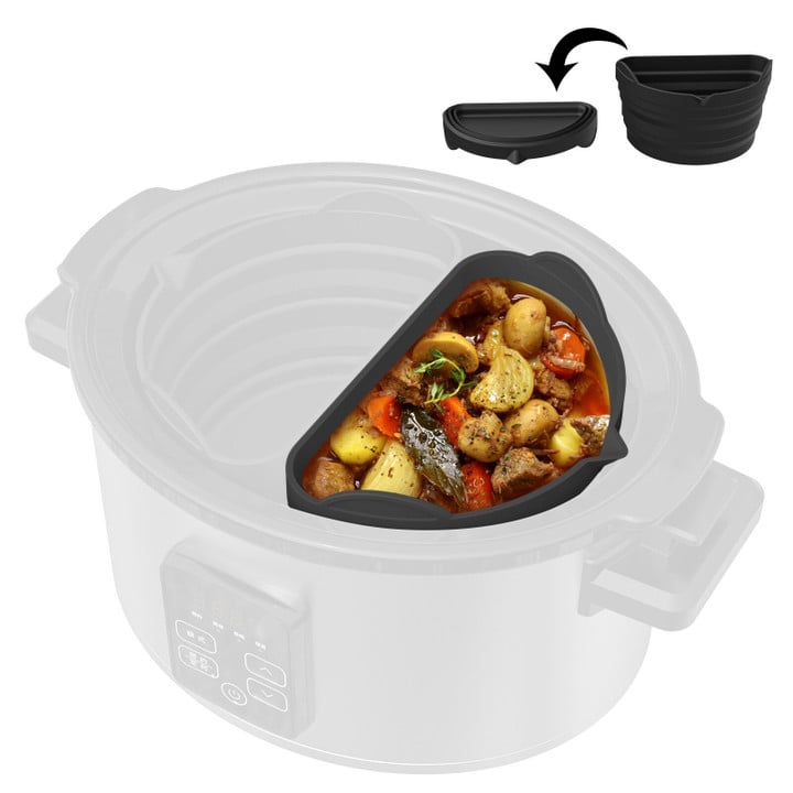 This discount is for you : Silicone Slow Cooker Liner Reusable & Leakproof Silicone