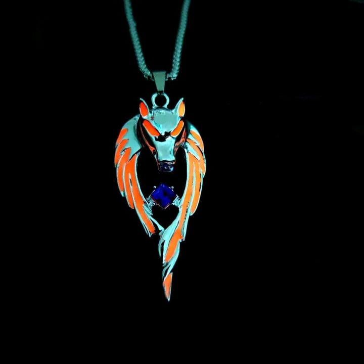 This discount is for you : Glowing wolf necklace🐺🐺