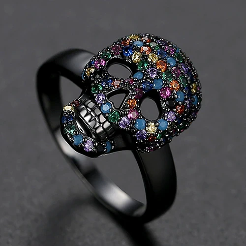 This discount is for you : CALAVERA CRYSTAL SKULL RING