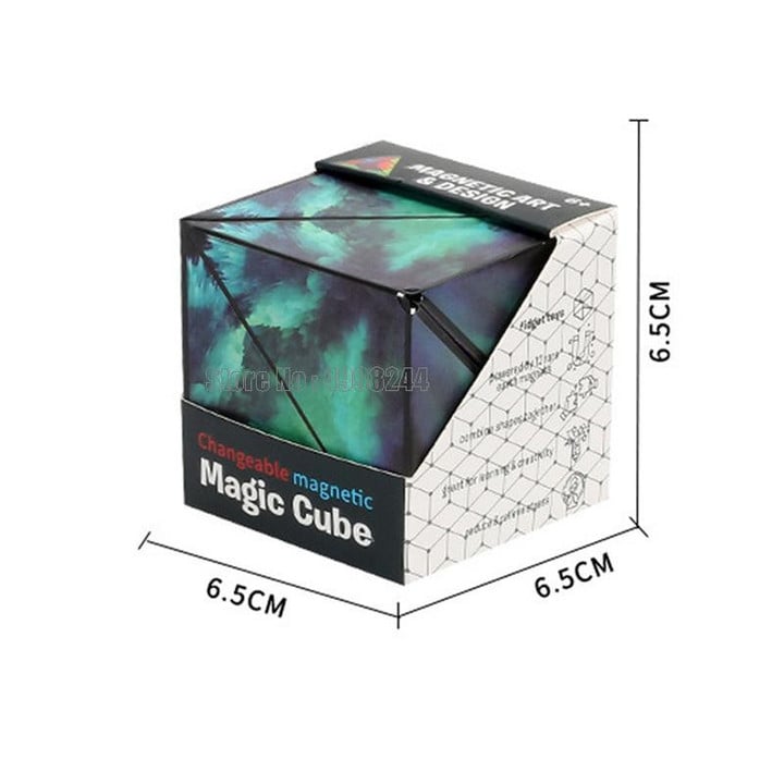 This a discount for you : Changeable Magnetic Magic Cube For Kids Puzzle Cube Antistress Toy Adults Cubo Toys Transforms Into Over 70 Shapes