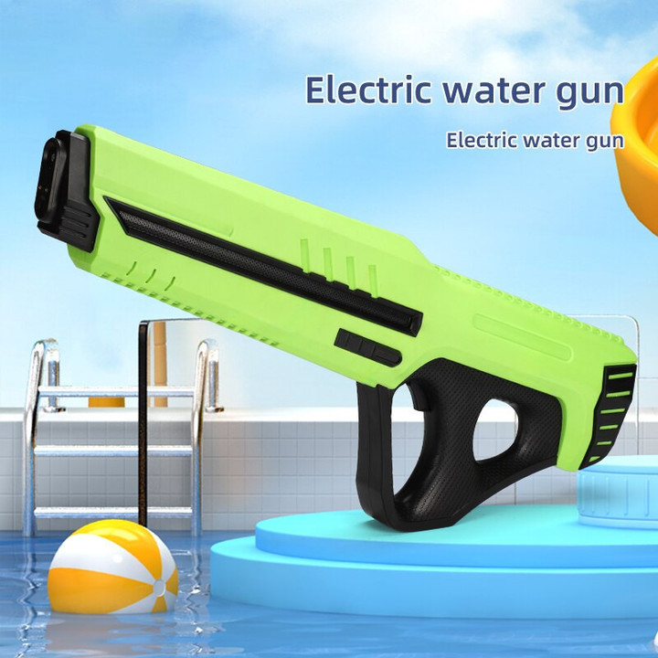 This discount is for you : Automatic Water Absorption Electric Water Gun Repeated Firing Toy Water Gun High Rechargeable Outdoor Summer Toys for Children