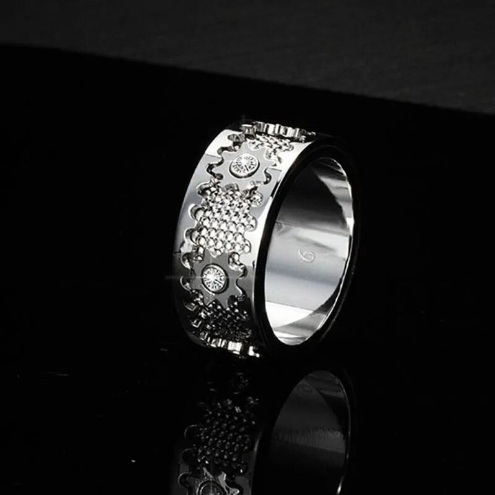 This a discount for you : 💖Father's Day Sales - 50% OFF 🎁Ornate Geometric 3D Band Ring