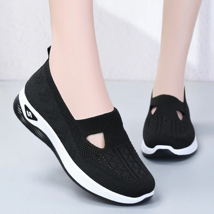 This discount is for you : 🔥Last Day 49% OFF -Women's Woven Orthopedic Breathable Soft Sole Shoes
