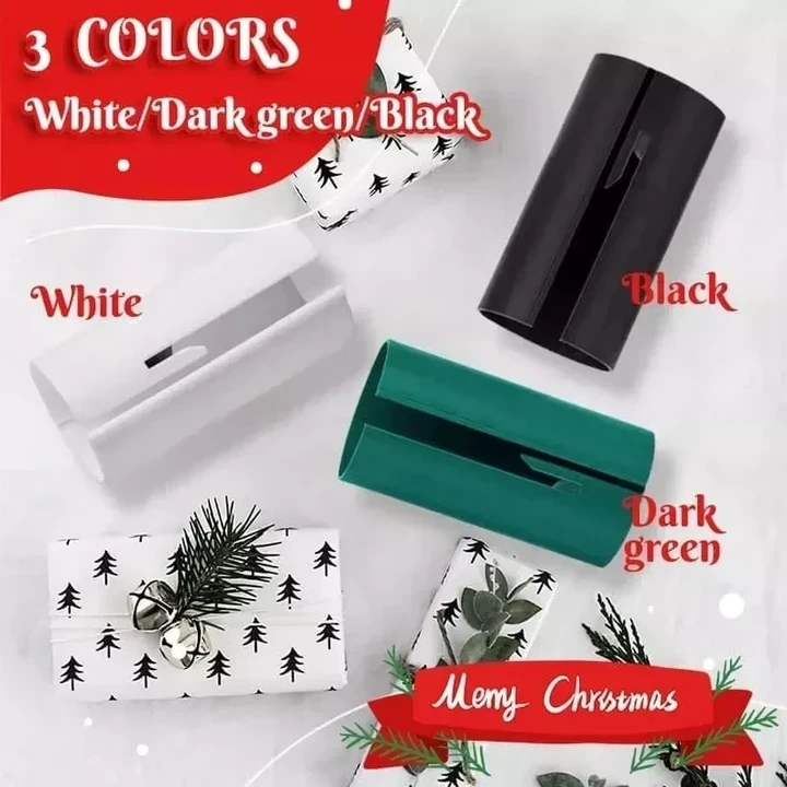 This is a discount for you: Christmas Gift Wrapping Paper Cutter Manual Corner Curler Gift Wrapping Paper Cutter Kraft Paper Knife Roll Sliding Wire Cutter