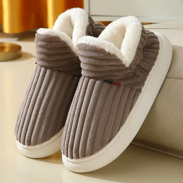 This is a discount for you : Unisex Home Men Cotton Slippers 2023 New Winter Plus Size 36-47 Casual Plush Shoes Warm Velvet Sneakers Men Women Snow Boots