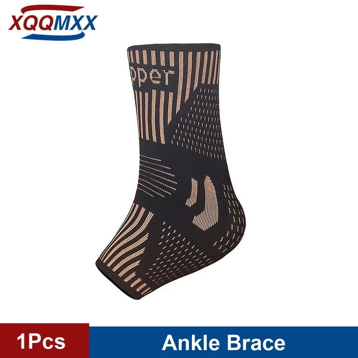 This is a discount for you : 1Pcs Copper Ankle Brace Infused Compression Sleeve Support for Plantar Fasciitis, Sprained Ankle, Achilles Tendon, Running