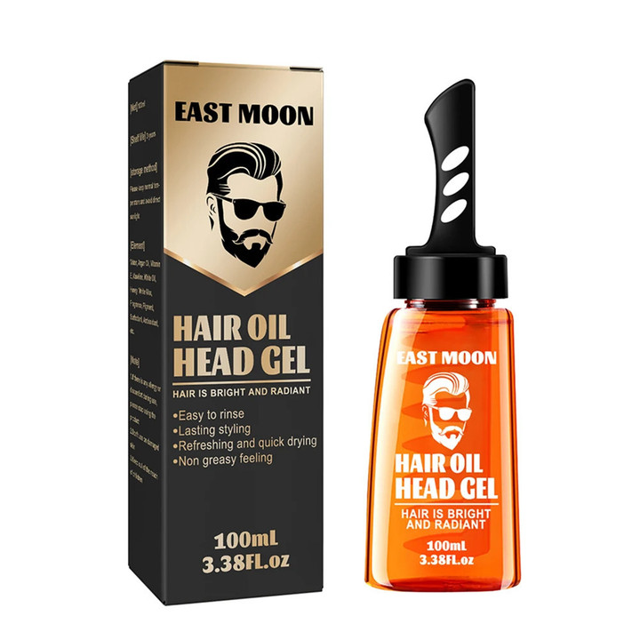 THIS IS A DISCOUNT FOR YOU - Wax For Hair Man Gel Hair With Wide Tooth Comb Hair Gel For Men Long Lasting Oil Head Hair Cream Back Hair Cream Styling Comb