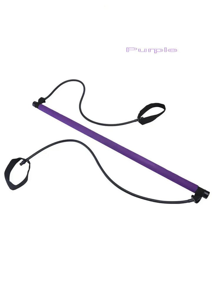 THIS IS A DISCOUNT FOR YOU : Pilates Exercise Stick Fitness Yoga Bar Crossfit Resistance Bands Trainer Pull Rods Pull Rope Home Gym Body Workout Building