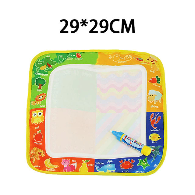 THIS IS A DISCOUNT FOR YOU - Coolplay Magic Water Drawing Mat Coloring Doodle Mat with Magic Pens Montessori Toys Painting Board Educational Toys for Kids