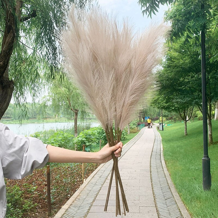 This discount is for you : TALL FAUX PAMPAS GRASS