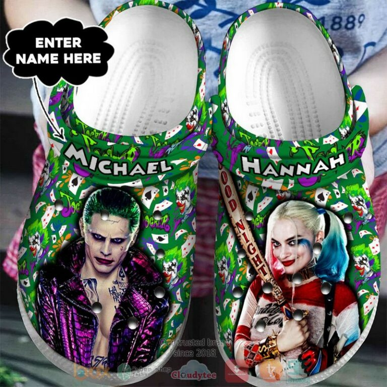 Suicide Squad, Joker, Harley Quinn, Custom Made Canvas Shoes