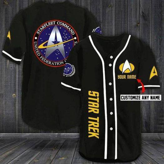 Star Trek Baseball Jersey Shirt Custom Name - printlen