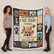 Chihuahua Talk To The Paw Sherpa Blanket