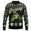 Braaap Moto Ugly Christmas Sweater - Christmas Unisex Crewneck Sweater