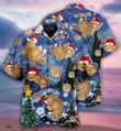 Starry Cat Christmas Hawaiian Shirt