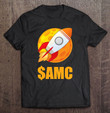$amc Funny Stocks Rocket Stonk Trading Man's Novelty Unisex T-shirt