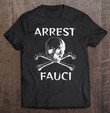 womens-arrest-fauci-with-cross-bones-danger-sign-v-neck-t-shirt