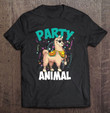 funny-party-animal-gift-cute-llama-t-shirt